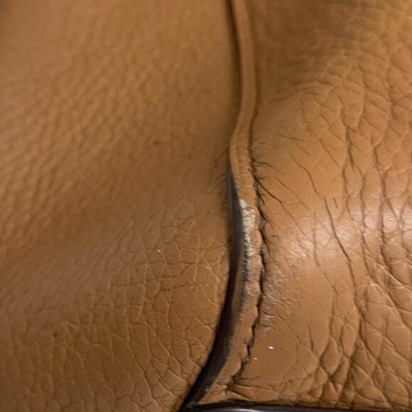 Large Coach, Hallie F80268,Shoulder Bag in Light Saddle Brown - Picture 14 of 16